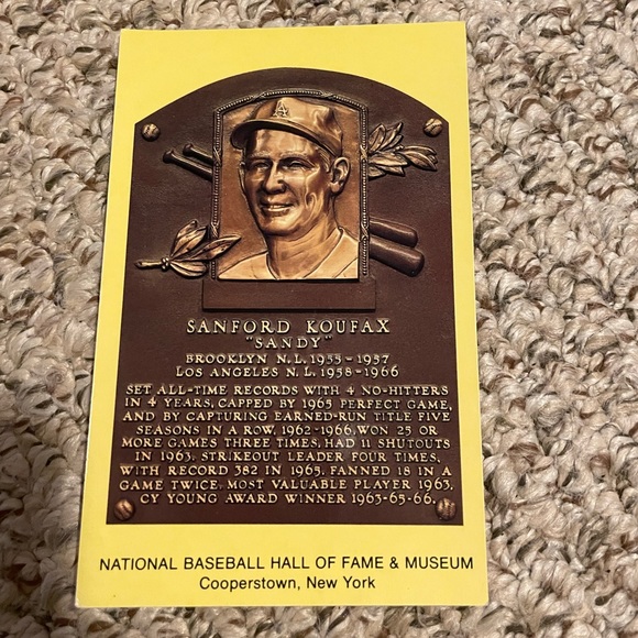 8 Postcards Baseball Hall of Fame Cooperstown NY Plaques - Picture 9 of 9